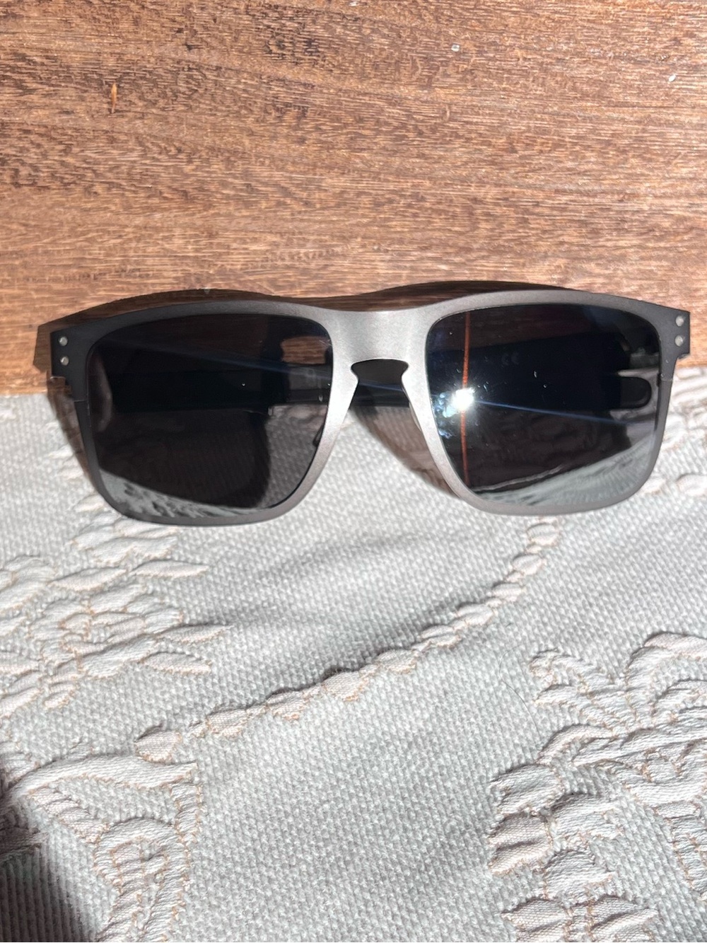 🌻NEW Oakley Holbrook Metal OO4123-0655 Matte Gunmetal Prizm Black Polarized 55